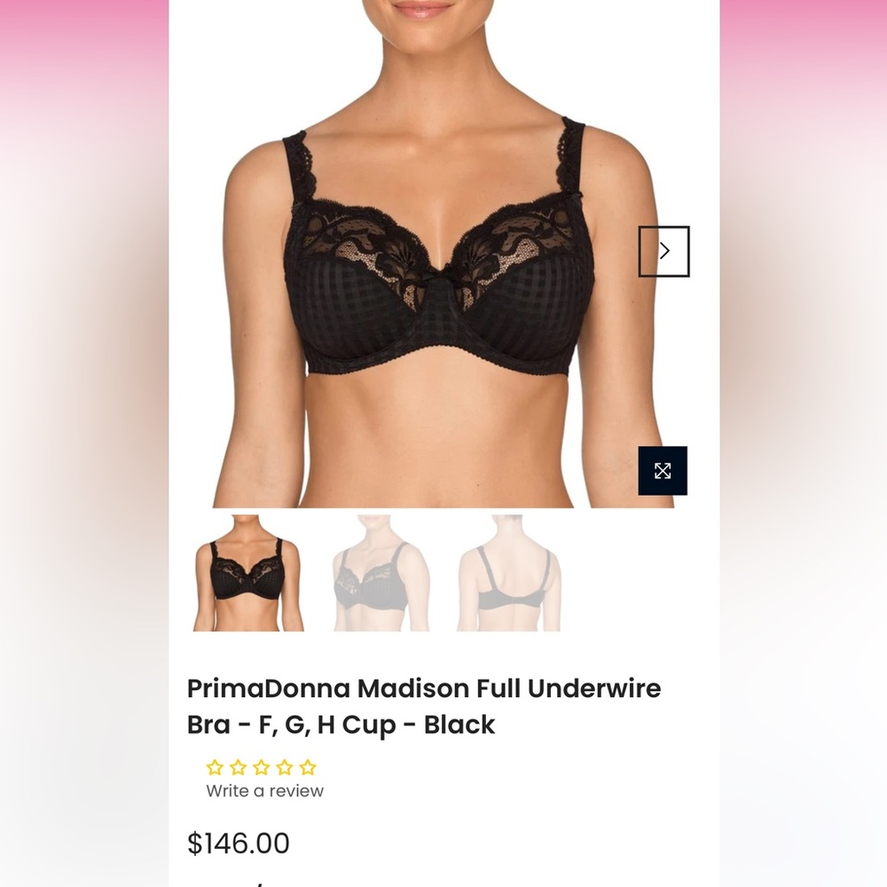Prima Donna Bra - 34G